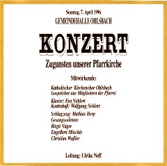 Konzert für die Pfarrkirche 1996